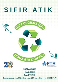 Yüksekokulumuzda “Sıfır Atık” bilgilendirme toplantısı gerçekleştirildi