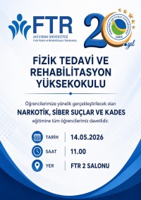 Yüksekokulumuzda Narkotik ve KADES Eğitimi Gerçekleştirildi